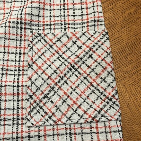 Women’s Vintage 1970’s Montgomery Ward Red and Black Check Shirt Size 40 - Picture 6 of 10